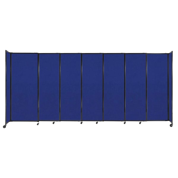 StraightWall Sliding Portable Partition 15'6" x 6'10" Royal Blue Fabric